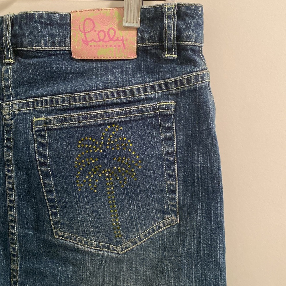 Lily Pulitzer Medium Wash Denim Skirt